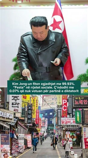Kim Jong-un fiton zgjedhjet me 99.93%. “Festa” në rrjetet sociale. Ç’ndodhi me 0.07% që nuk votuan….