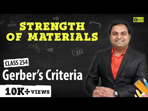 Gerber’s Criteria - Theories of Elastic Failure - Strength of Materials