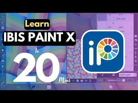 IBIS PAINT X Basics | Quick IBIS Paint X tutorial for complete beginners