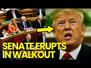 FURIOUS Senate Walkout STUNS Capitol After Trump's Weekend Announcement