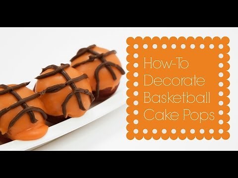 How To Decorate Basketball Cake Pops