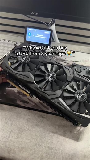 The 8 year old GPU is better than a 50 series from 2025 😼 #1080ti #5050 #techtok #gpu #pc