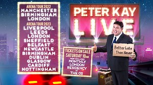6.7K views · 113 reactions | Peter Kay announces a monthly London residency at The O2 has been added to his national arena tour! Tickets go on sale 10am Saturday 12th November at gigst.rs/PeterKay | Gigs and Tours | Facebook