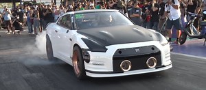 2,500 HP Nissan GT-R Alpha G Sets 6s 1/4-Mile World Records, Is a Customer Car