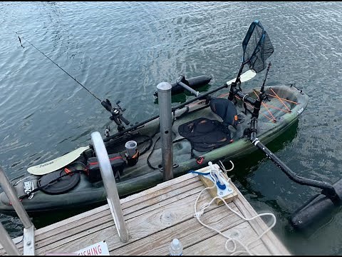 Kayak Fishing: Big Water with DIY Stabilizers
