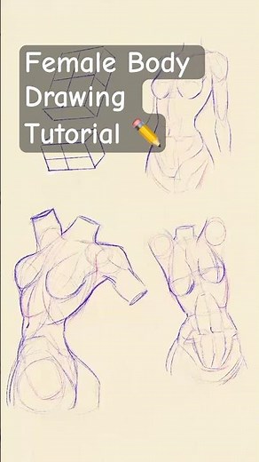 How to Draw the Female Body ✏️ | 30s Art Tutorial