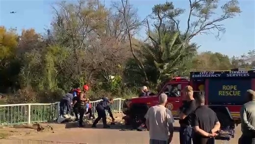 BREAKING NEWS: Police retrieve a fifth body from Hennops River as the grim search continues. Video: Simon Majadibodu/IOL | IOL News