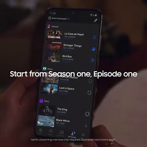 Looking for an escape? Discover new Netflix shows and films with the Galaxy S20 Series Learn more: http://spr.ly/61821468K | Samsung