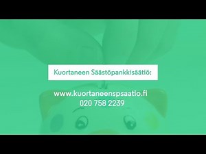 Oma Säästöpankki // Kuortaneen ja Töysän säästöpankkisäätiöt
