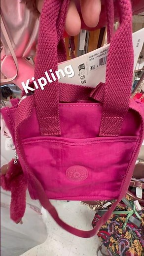 KIPLING mini tote CROSSBODY BAG TJ MAXX HANDBAGS #kipling #tjmaxxfinds #tjmaxxdesignerhandbags