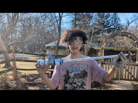 Mini Potato Cannon! (potato pistol)