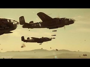 B 25 bombing Catch 22 all battles scene