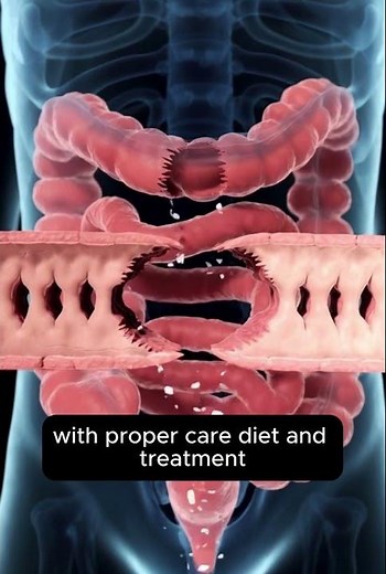 What Gut Inflammation Really Looks Like 😳 | AI Medical #shorts