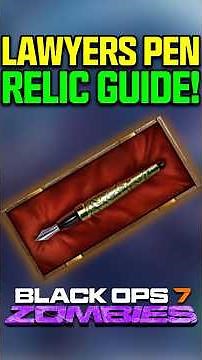 How to Unlock Lawyers Pen Relic in BO7 Zombies Cursed Mode!