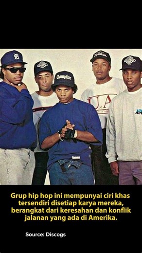 N.W.A! The dangerous hip hop group from Compton!