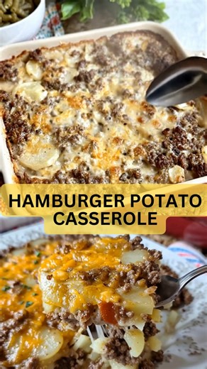 Hamburger Potato Casserole Recipe with sophie #fblifestyle | Sophia’s Easy Recipes