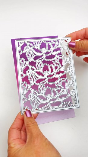 I wanted to add some sort of greeting to the front of this card but I just couldn’t, the magnolia die cut by @whimsystamps is just too pretty to cover! #notecards #whimsystamps #homemadecards #paperlovers #craftlife #papercraftersofinstagram #cardmaker #carddesign #cardmakersofinstagram #diecuts #craftlove #birthdaycarddesign #greetingscard #snailmailing #notecards #paperaddict #cardmakingideas #papercrafter #makersgonnashare #notecard #greetingscards #puffypaint | thediyday