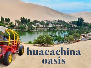 Huacachina Desert Oasis - Sand Boarding And Dune Bugging Adventure Paradise south of Lima, Peru