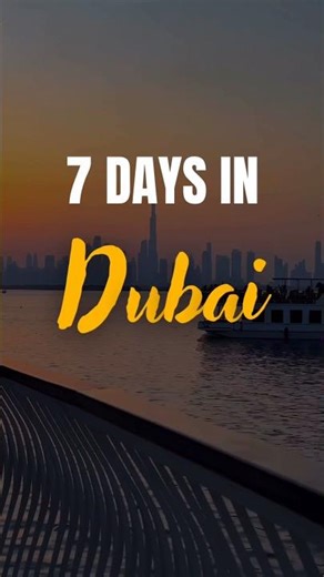 7 Days in Dubai | Dubai Travel Guide 2025 |, Best Places & Full Itinerary #dubai #dubaitourism