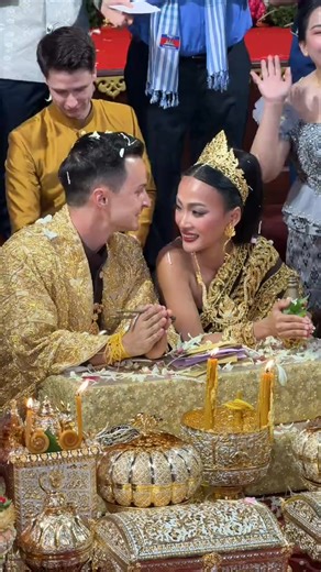 Pure bridal bliss! Miss Universe Cambodia Sarita Reth shines with joy during her stunning traditional Khmer wedding ceremony. | ASEAN Beauty Pageant
