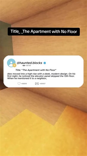 @Haunted.Blocks Title_ _The Apartment with No Floor #foryoupage #fyp #foryou #seo #growmyaccount #viral #askreddit #horror #storytime #reddithorror #story
