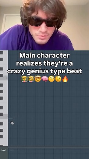 Snapp on Instagram: "Main character realizes they’re a crazy genius type beat 2025 . . . . . #reels #flstudio #explore #funny #beats #explorepage #musicproducer #igreels #music #production"