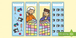 Printable Sewing Machine Theme Bookmarks