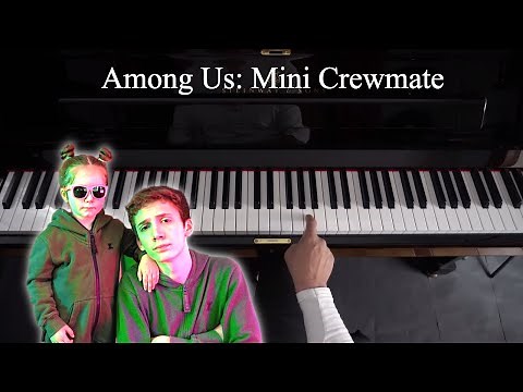 Among Us Song - Mini Crewmate Piano Tutorial - Shiloh & Bros