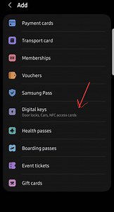 NEW add NFC Access Card Feature