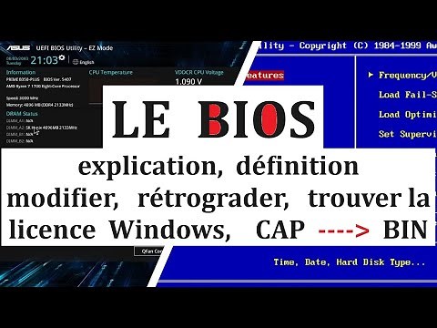 The BIOS – explanation, definition, modify, downgrade, find Windows license key, CAP to BIN