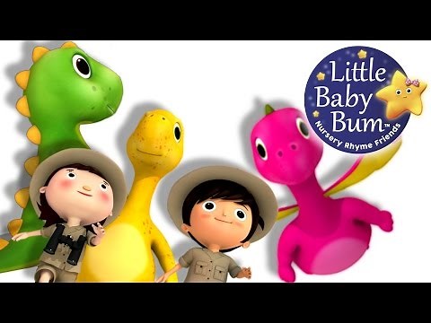 Dinosaur Song | Nursery Rhymes for Babies by LittleBabyBum - ABCs and 123s