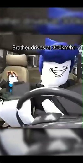 When Your Sis And Bro Drive Car #automobile #shorts #roblox