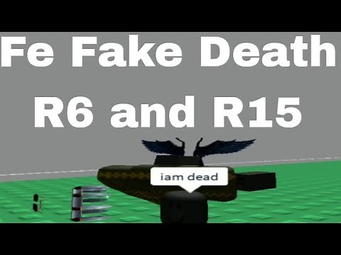 Roblox Fe Script Showcase | Fe Fake Death [R6 and R15] | Fluxus and Hydrogen