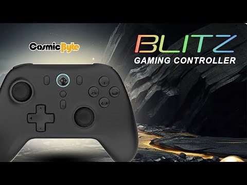 Cosmic Byte Blitz Gaming Controller for PC | Wireless + Wired | 1000Hz Polling Rate