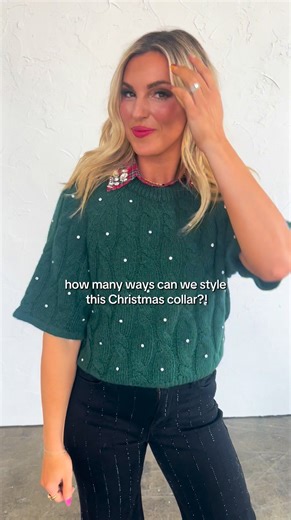 ✨ Add Instant Holiday Glam — No Full Outfit Needed! Forget bulky Christmas sweaters — all you need is this sparkling plaid collar. Instantly transform any top or sweater into a festive, photo-ready outfit with zero effort. The red tartan pattern and hand-set rhinestones add the perfect mix of classic holiday charm and modern sparkle. https://www.livingneed.com/products/rhinestone-detachable-collar | Liveing Need