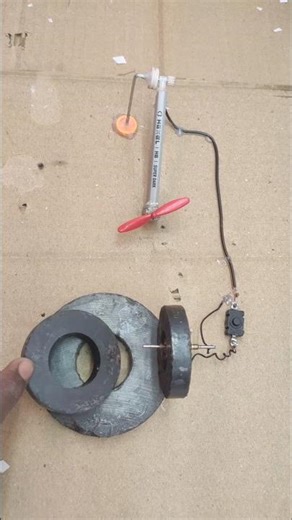 magnet and drone motor fly power testing with magnetic force_Dc Motor