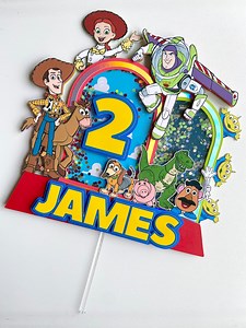 Toy Story Shaker Cake Topper, Woody & Buzz Cake Topper, Toy Story Friends Cake Topper, Toy Story Birthday Decor - Etsy