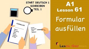 Lesson 62 - Learn German