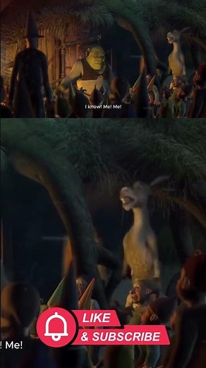 Pick Me! Donkey Desperately Tries to Get Shrek’s Attention (Sponsored by Klasky Csupo 2001 Effects)