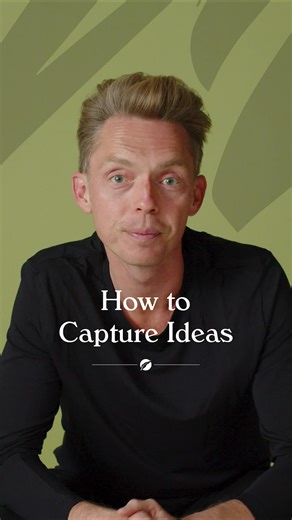 How do you capture ideas for your writing?