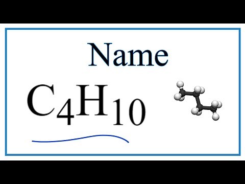 How to Write the Name for C4H10