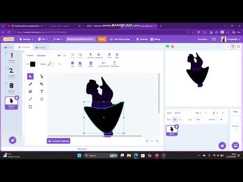 designing numbers on scratch but thats how many minutes i have