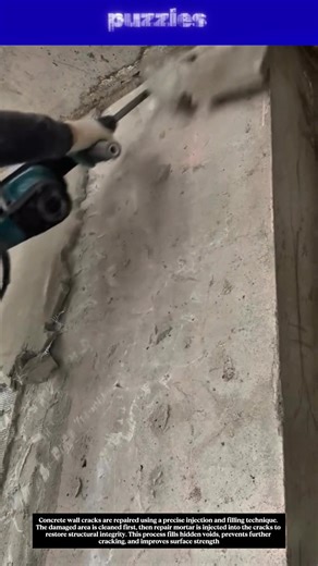Concrete Crack Repair Process! Strong Bond & Clean Finish