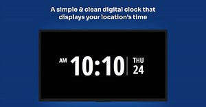 Clock - Digital Signage App - ScreenCloud