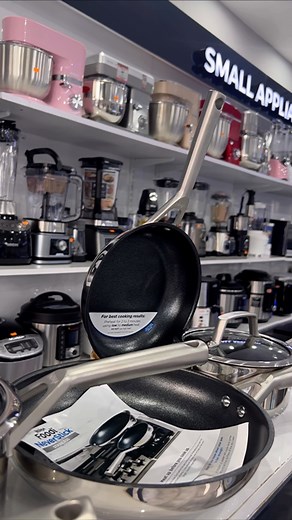 Meet the Ninja™ Foodi™ NeverStick® heavy gauge professional steel 10-Piece Cookware set Highly Polished Stainless-Steel Exterior, sophisticated Nonstick interior with impact-bonded base, unmatched Durability & Oven Safe to 500°F Ninja™ cookware that won’t stick, chip, or flakes. Now with a durable stainless exterior and professional polished finish. NeverStick cookware is created at a max temperature of 30,000°F. Traditional cookware is created at a max temperature of 900°F, so they can rapidly 