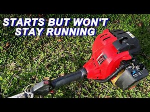 Fixing A Troy-Bilt Trimmer That Has Problems Running.