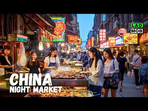 Getting Lost in the Famous Xi’an Night Market | 🇨🇳 XiAn China 4K HDR Walking Tour