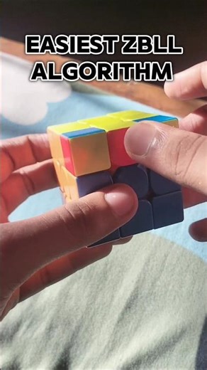 EASIEST ZBLL ALGORITHM 🥶🔥