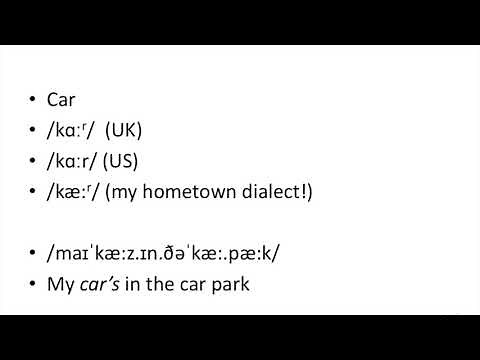 Phonetics intro and practice: transcription basics