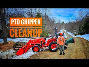 PTO Wood Chipper Saves the Day | Spring Cleanup